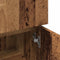 vidaXL - Badkamerkast - 30x30x95 - cm - bewerkt - hout - oud - houtkleurig