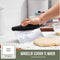 COOCK - Ergonomische Deegsteker RVS - Deegschraper - Vaatwasbestendig - 8 cm x 15 cm