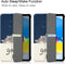Lunso - Geschikt voor iPad 10 (2022) - Tri-Fold Bookcase hoes - Lazy Cat