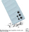 iMoshion Hoesje Geschikt voor Samsung Galaxy S22 Ultra Hoesje Siliconen - iMoshion EasyGrip Backcover - Lichtblauw