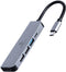 Gembird A-CM-COMBO5-03 - 5-in-1 Multi-Adapter - USB-C HDMI 4K 87W Power Delivery