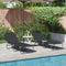 vidaXL - Opvouwbaar - Ligbed - 2 - stuks - Draagbaar - Zwart - 600D - Oxford - Stof