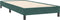 vidaXL - Boxspring - zonder - matras - fluweel - donkergroen - 90x220 - cm