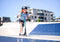 Nijdam Chrome Madness - Stuntstep Advanced - Aluminium - Zwart