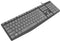 Natec Nkl-1507 - Toetsenbord Nautilus US Slim - Spatwaterdicht - Zwart/Grijs