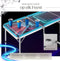 tectake® BeerWars I - Bierpongtafel - Hoogte verstelbaar - LED-verlichting - 100x Plastic Bekers 6x pingpongballen