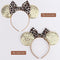 DRESHOW - Hoofdband - Muisoren met glitter en strik