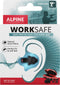 Alpine WorkSafe Oordoppen - Earplugs beschermen jouw gehoor tijdens het klussen (23dB) - Gemakkelijk te verwijderen met handschoenen (groter formaat) - Inclusief draagkoord - Zwart - 1 paar