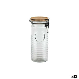 Glazen pot La Mediterránea ACACIA 1,3 L (12 Stuks)
