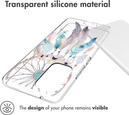 iMoshion Hoesje Geschikt voor Samsung Galaxy A53 Hoesje Siliconen - iMoshion Design hoesje - Meerkleurig / Dreamcatcher