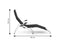 Hortensus Ligstoel - Set van 2 - Ergonomisch - Zwart (2 stuks)