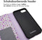 iMoshion Hoesje Geschikt voor iPhone SE (2022) / SE (2020) / 8 / 7 / 6s / 6 Hoesje Met Pasjeshouder - iMoshion Design Bookcase smartphone - Meerkleurig / Purple Flowers