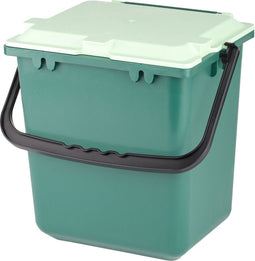 GFT-afvalbak – Ideaal voor het scheiden van afval – Multi-inzetbaar - 26 x 19,8 x 25,6 cm - 10L – Groen
