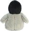 Aurora Eco Nation pluche knuffeldier Pinguin kuiken - grijs - 13 cm - Artic thema speelgoed dieren