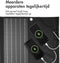 iMoshion Opvouwbaar Universeel Zonnepaneel - Powerbank Zonnenergie 21 Watt - Draagbaar Zonnepaneel - Noodpakket - USB Lader - Zwart