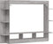 vidaXL - Tv-meubel - 152x22x113 - cm - bewerkt - hout - grijs - sonoma - eikenkleurig