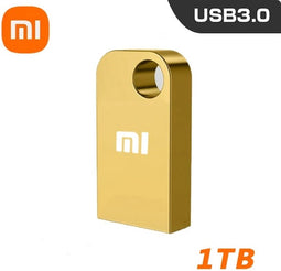 Xiaomi 1Tb Mini Flash Drive Usb3.0 - High-Speed Pen Drive - Geheugengegevensoverdracht - Metalen Pendrive TYPE-C Adapter - goud