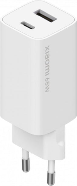Xiaomi 65W GaN Adapter Power Delivery Snellader + USB-C Kabel 1M Wit