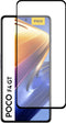 Xiaomi Poco F4 GT screenprotector - Full Cover - Gehard glas - Zwart - Just in Case