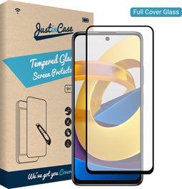 Xiaomi Poco M4 Pro 5G Screenprotector - Full Cover - Gehard glas - Transparant - Just in Case