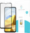 Xiaomi Poco M5 screenprotector - Full Cover - Gehard glas - Zwart - Just in Case