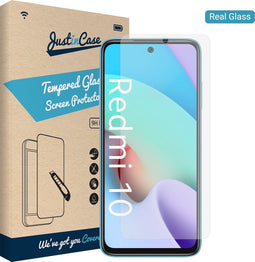 Xiaomi Redmi 10 Screenprotector - Gehard glas - Transparant - Just in Case