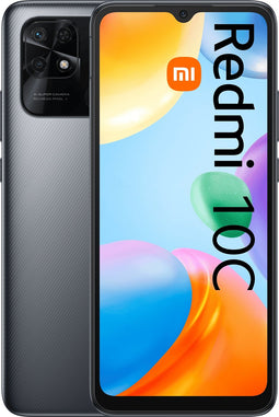 Xiaomi Redmi 10C, 3GB intern, 64GB opslag Grafiet