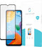 Xiaomi Redmi 10c screenprotector - Full Cover - Gehard glas - Zwart - Just in Case