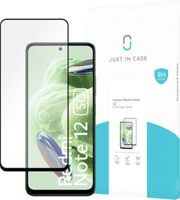 Xiaomi Redmi Note 12 5G Full Cover Tempered Glass - Screenprotector - Black