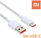 Xiaomi, USB-A / USB-C oplaad- en synchronisatiekabel 1 meter 6A, Wit