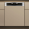 Bauknecht B0B D651A X - Inbouw vaatwasser - 14 couverts - RVS-look - 41dB(A)