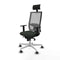 Bureaustoel met hoofdsteun Piqueras y Crespo 1D026G1 Zwart