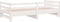 vidaXL - Slaapbank - met - onderschuifbed - 90x190 - cm - massief - grenenhout - wit