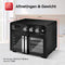 TurboTronic AFD32 - Airfryer XXL en Oven - 32 Liter - 12 kookprogramma's - Zwart