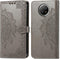 iMoshion Hoesje Geschikt voor Xiaomi Redmi Note 9T (5G) Hoesje Met Pasjeshouder - iMoshion Mandala Bookcase - Grijs