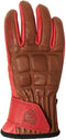 Hestra Henrik Lether Pro - Skihandschoenen - Leer - Bruin/Rood - Maat 7