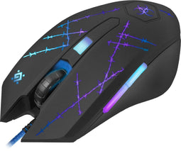 Defender Forced GM-020L - Gaming Muis - Ambidextrous USB Type-A 3200 DPI