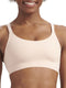 Adidas Scoop Lounge Bra - Bralette - 4 way stretch - Zwart/Peach (2PK)
