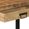 vidaXL - Console - Tafel - 120x33x75 - cm - Massief - Ruw - Mangohout