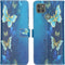 iMoshion Hoesje Geschikt voor Motorola Moto G9 Power Hoesje Met Pasjeshouder - iMoshion Design Softcase Bookcase - Meerkleurig / Blue Butterfly