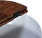vidaXL - Salontafel - komvormig - massief - gerecycled - hout - wit