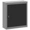 vidaXL - Gereedschapskast - Muurmontage - Zwart - 50x20x55 - cm - Staal