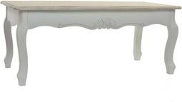 Bijzettafel DKD Home Decor Wit Hout (120 x 60 x 50 cm)