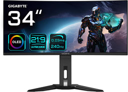 Gigabyte MO34WQC2 - QD-OLED Monitor 34" 3440x1440 240Hz 1800R - Zwart