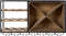 Flessenrek DKD Home Decor 80 x 24 x 44 cm Spar Natuurlijk Zwart Metaal Bruin Hout MDF