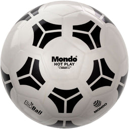 Mondo 01047 - Voetbal - 23 cm - Wit met zwart