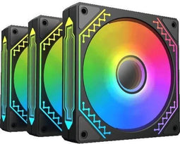 XIGMATEK - Starz Pro - 3 stuks - 3 x 120 mm A-RGB-ventilatoren voor pc-behuizing - Zwart