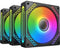 XIGMATEK - Starz Pro - 3 stuks - 3 x 120 mm A-RGB-ventilatoren voor pc-behuizing - Zwart