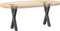vidaXL - Salontafelpoten - 2 - st - X-vormig - 28x(42-43) - cm - staal - antraciet