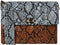 Pieces Cross Body Bag - Crossbodytas - Snake print - Winter Sky